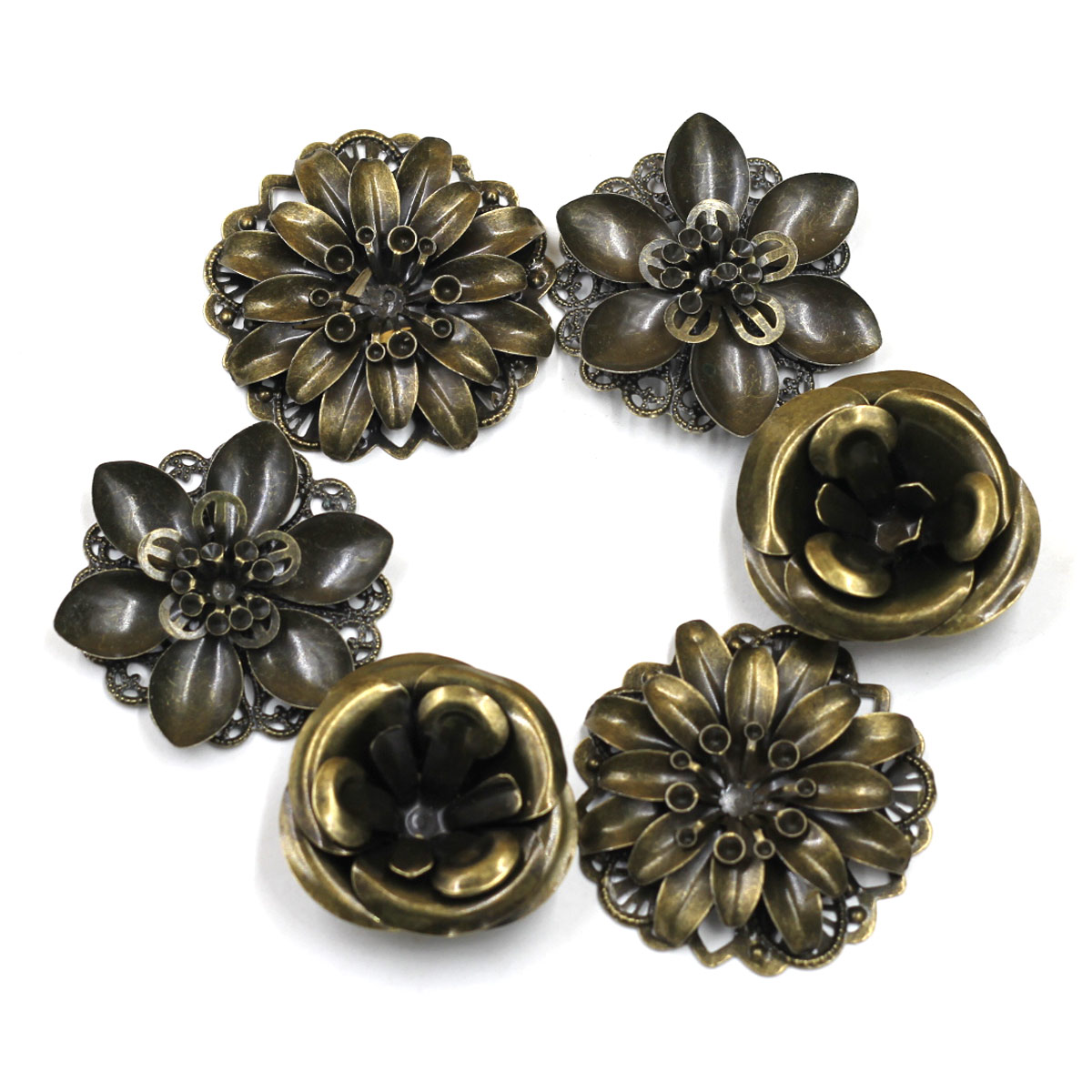 6Pcs Embellishments Combinatio - Craft Embellishments recensie en prijs