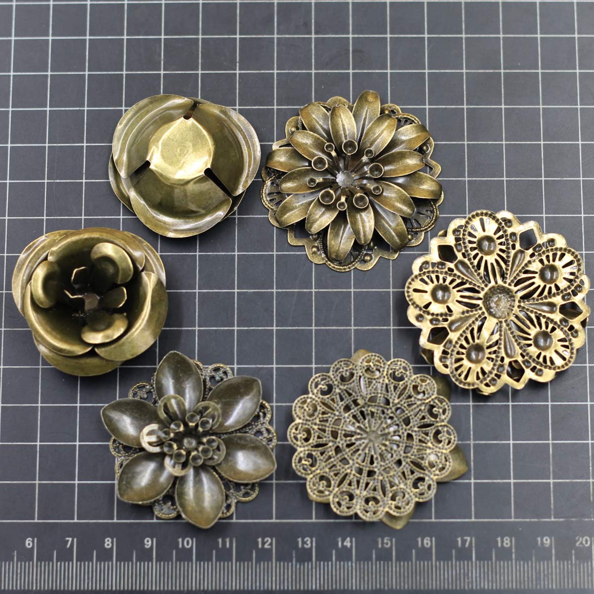 6Pcs Embellishments Combinatio - Craft Embellishments recensie en prijs