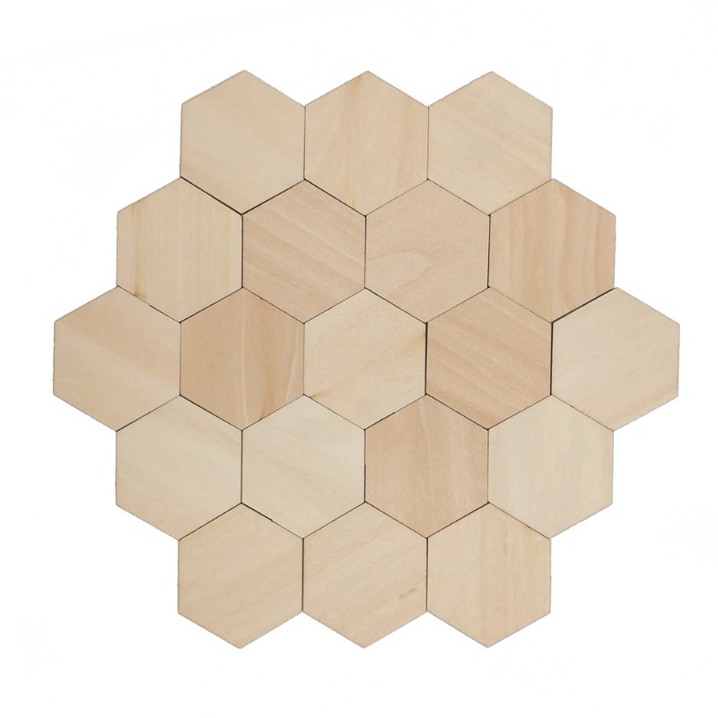 10-120mm Wooden Hexagon Blank  - Christmas Craft Embellishment recensie en prijs