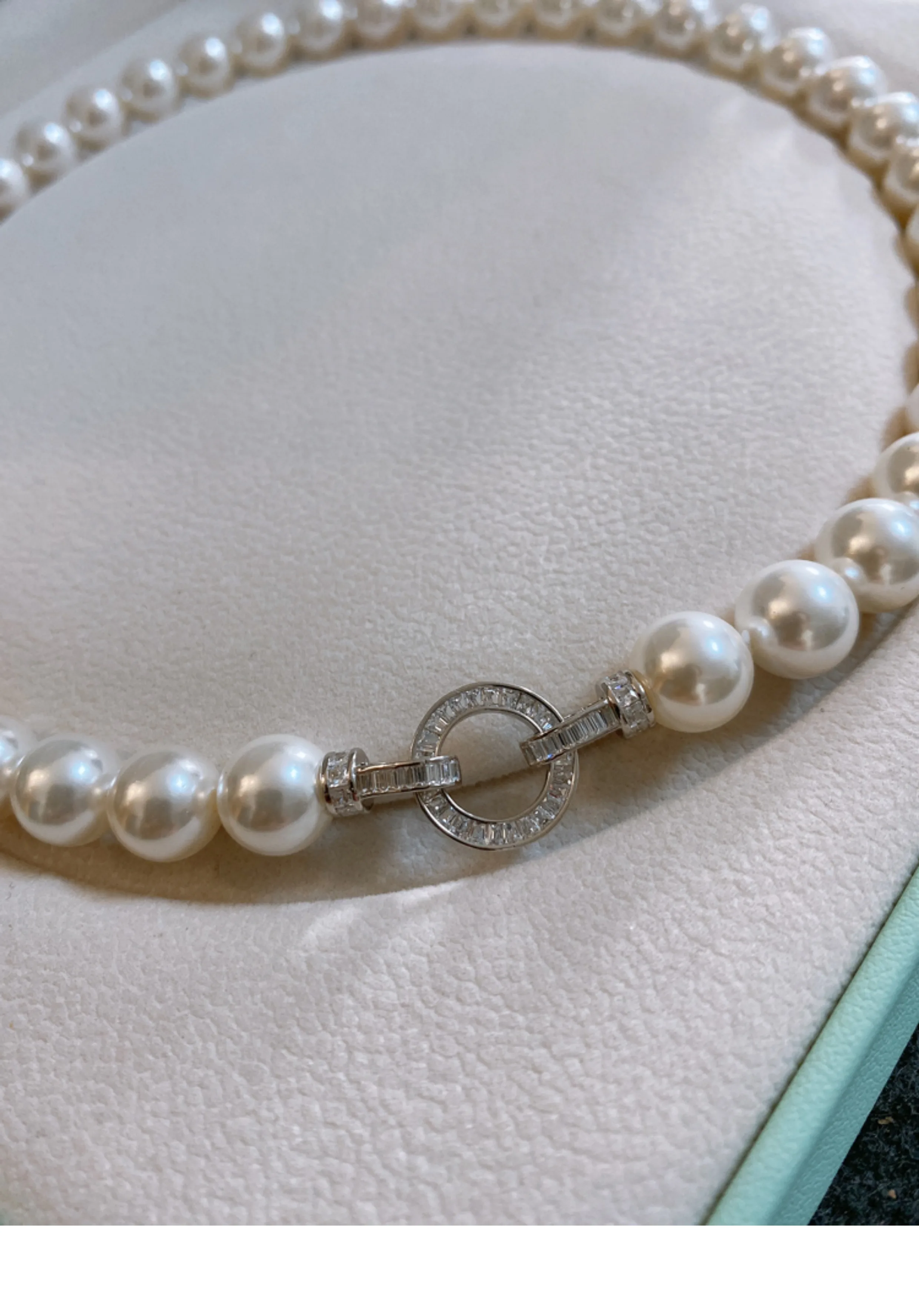 Gorgeous AAAA++9-10mm 10-11mm  - Pearl Trim Chain recensie en prijs