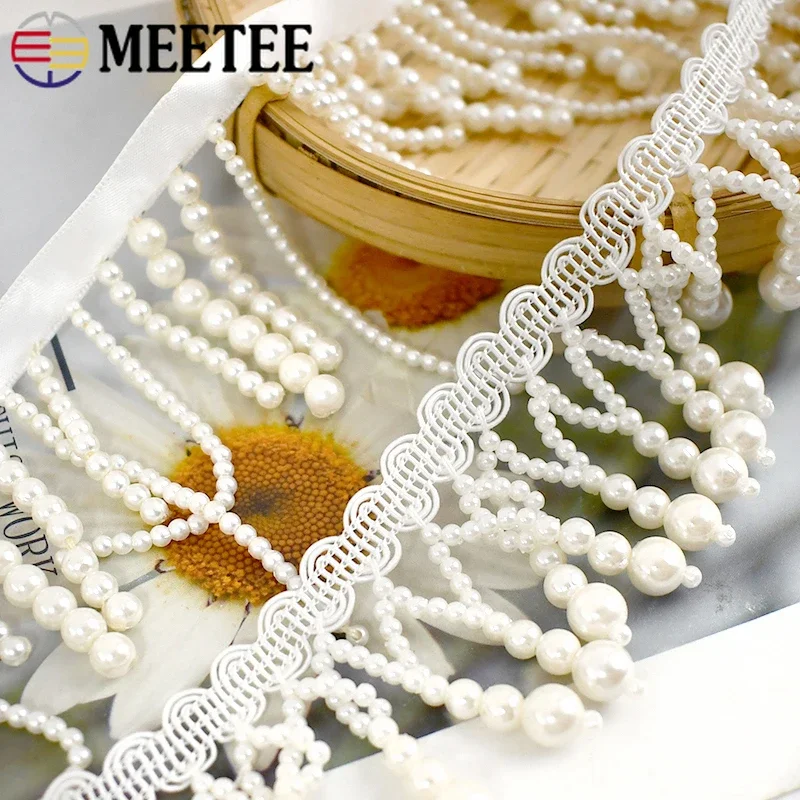 1/2Yards Pearl Beaded Tassel F - Fringe Ribbon Sewing recensie en prijs