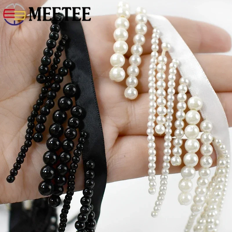 1/2Yards Pearl Beaded Tassel F - Fringe Ribbon Sewing recensie en prijs