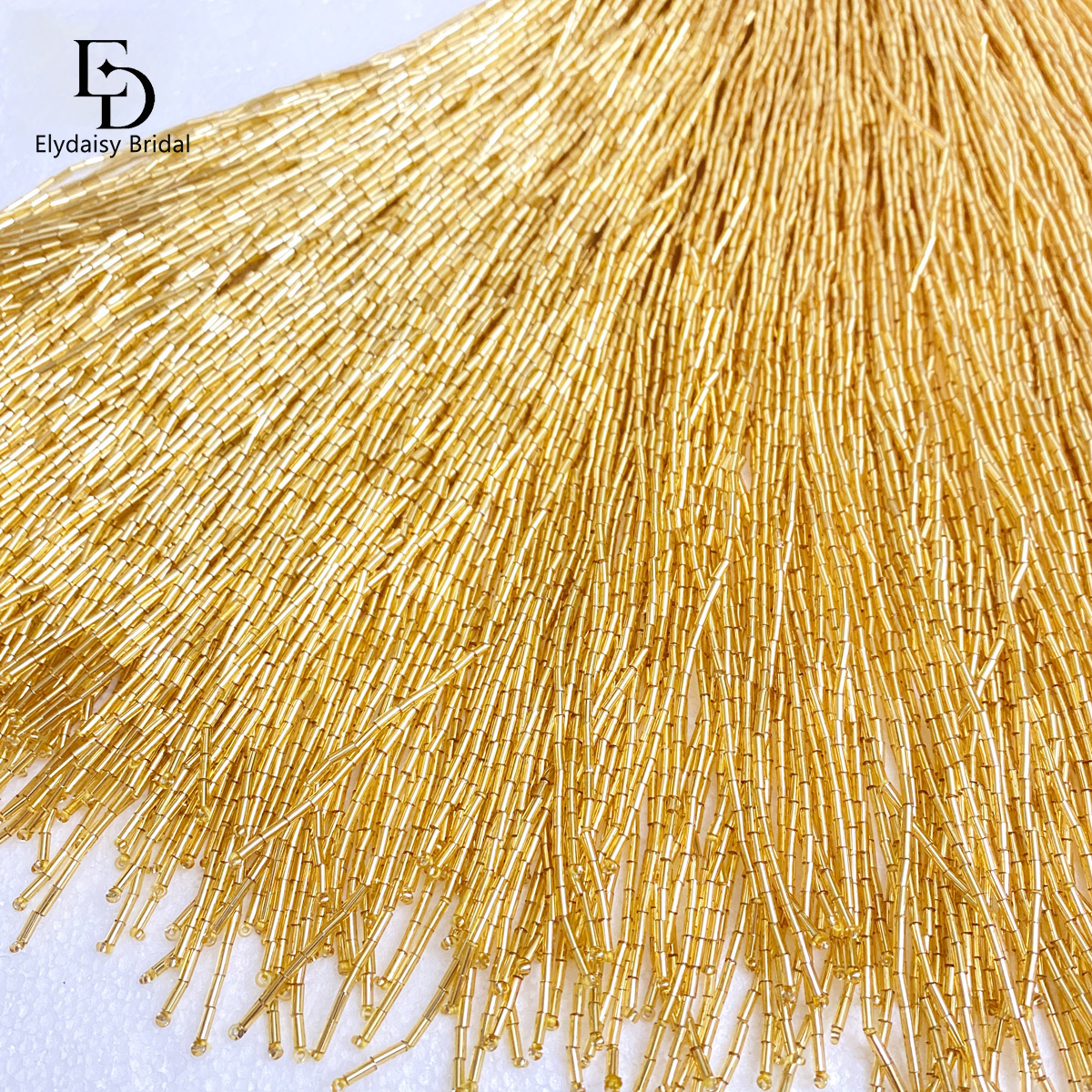 ELYDAISY 1Meter Length Champag - Fringe Ribbon Sewing recensie en prijs