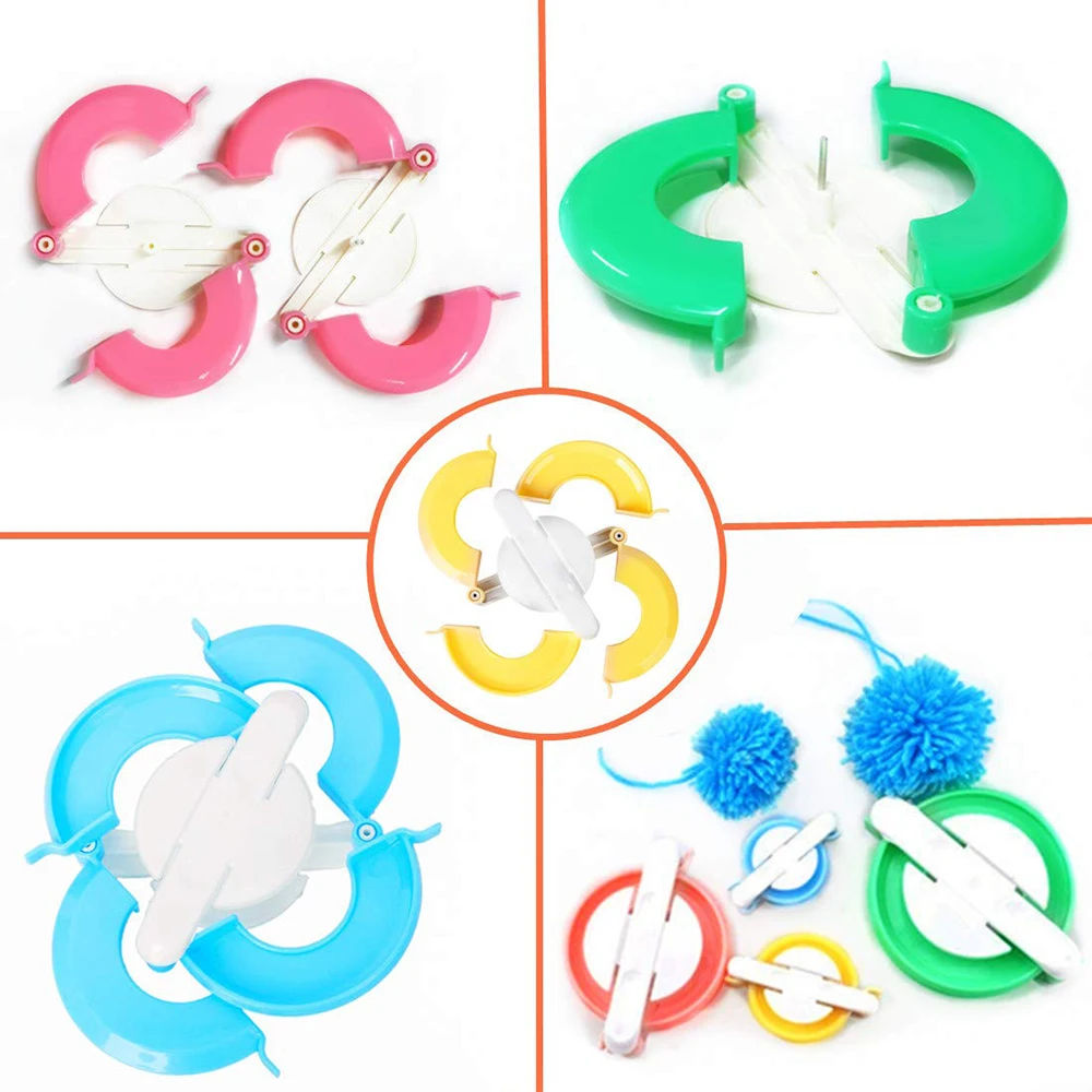 4-Size Pom Pom Maker Kit with  - Pom Pom Maker Tool recensie en prijs
