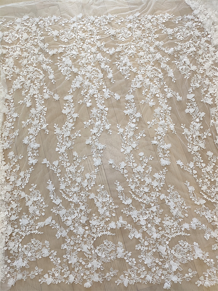 Ivory 3D Floral Hand Beaded La - Craft Embellishments recensie en prijs
