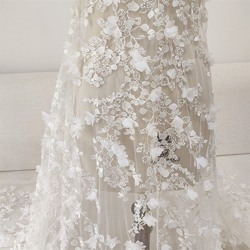 Ivory 3D Floral Hand Beaded La - Craft Embellishments recensie en prijs