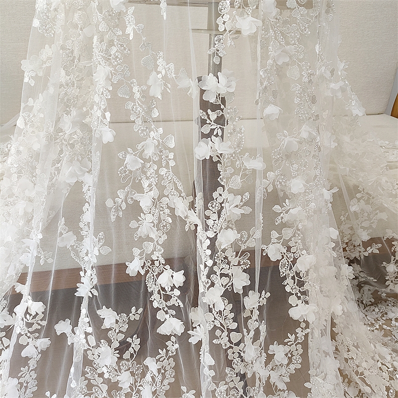 Ivory 3D Floral Hand Beaded La - Craft Embellishments recensie en prijs