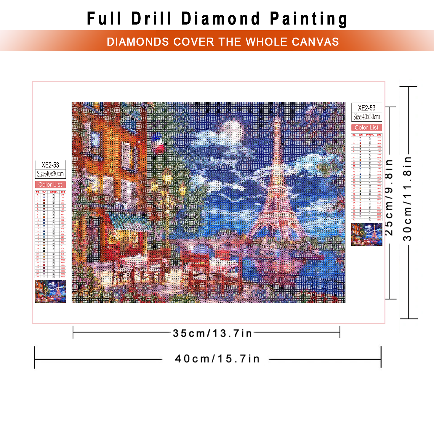1pc frameless  diamond paintin - Embroidery Embellishments recensie en prijs