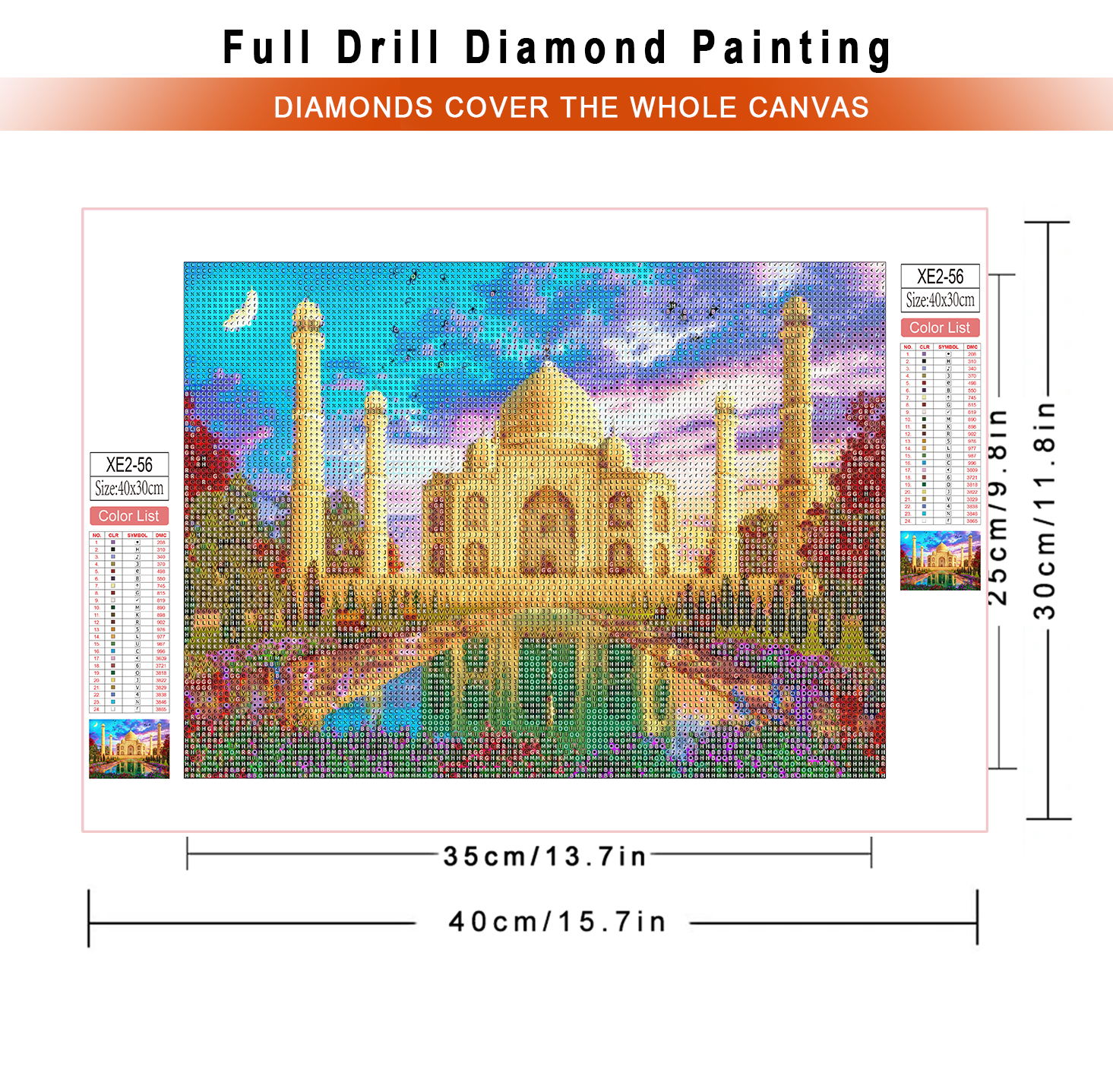 1pc frameless  diamond paintin - Embroidery Embellishments recensie en prijs