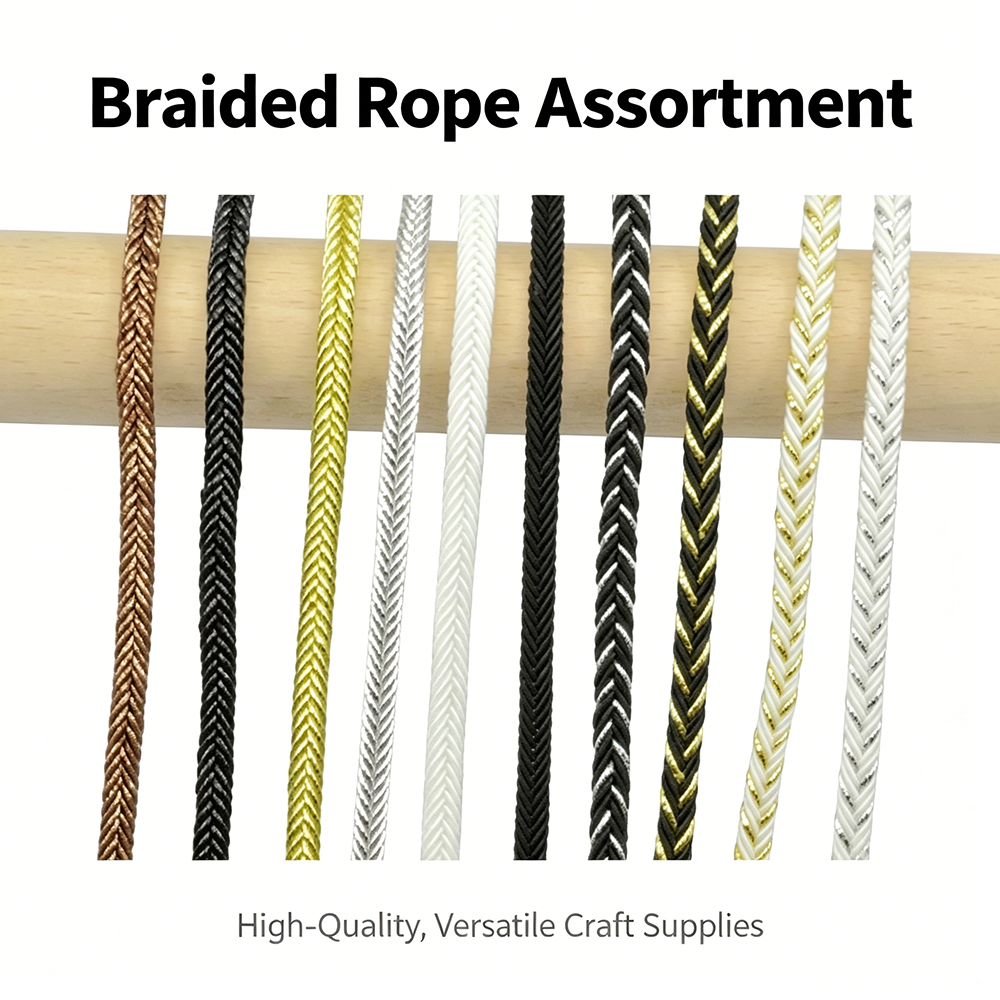 5m/16.4ft each pack Metallic T - Cord Trim Twisted recensie en prijs