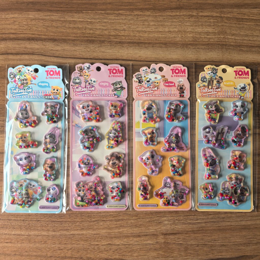 4Pack Fun Talking Tom Friends  - Craft Embellishment World recensie en prijs