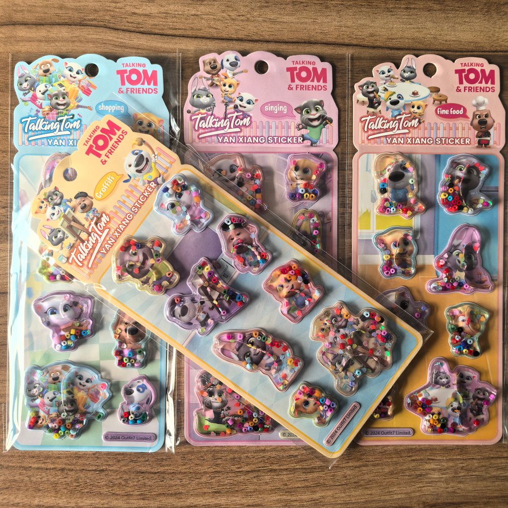 4Pack Fun Talking Tom Friends  - Craft Embellishment World recensie en prijs