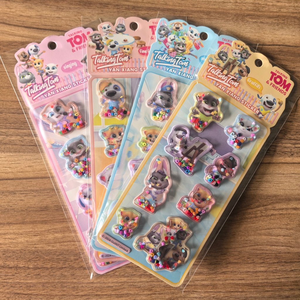 4Pack Fun Talking Tom Friends  - Craft Embellishment World recensie en prijs