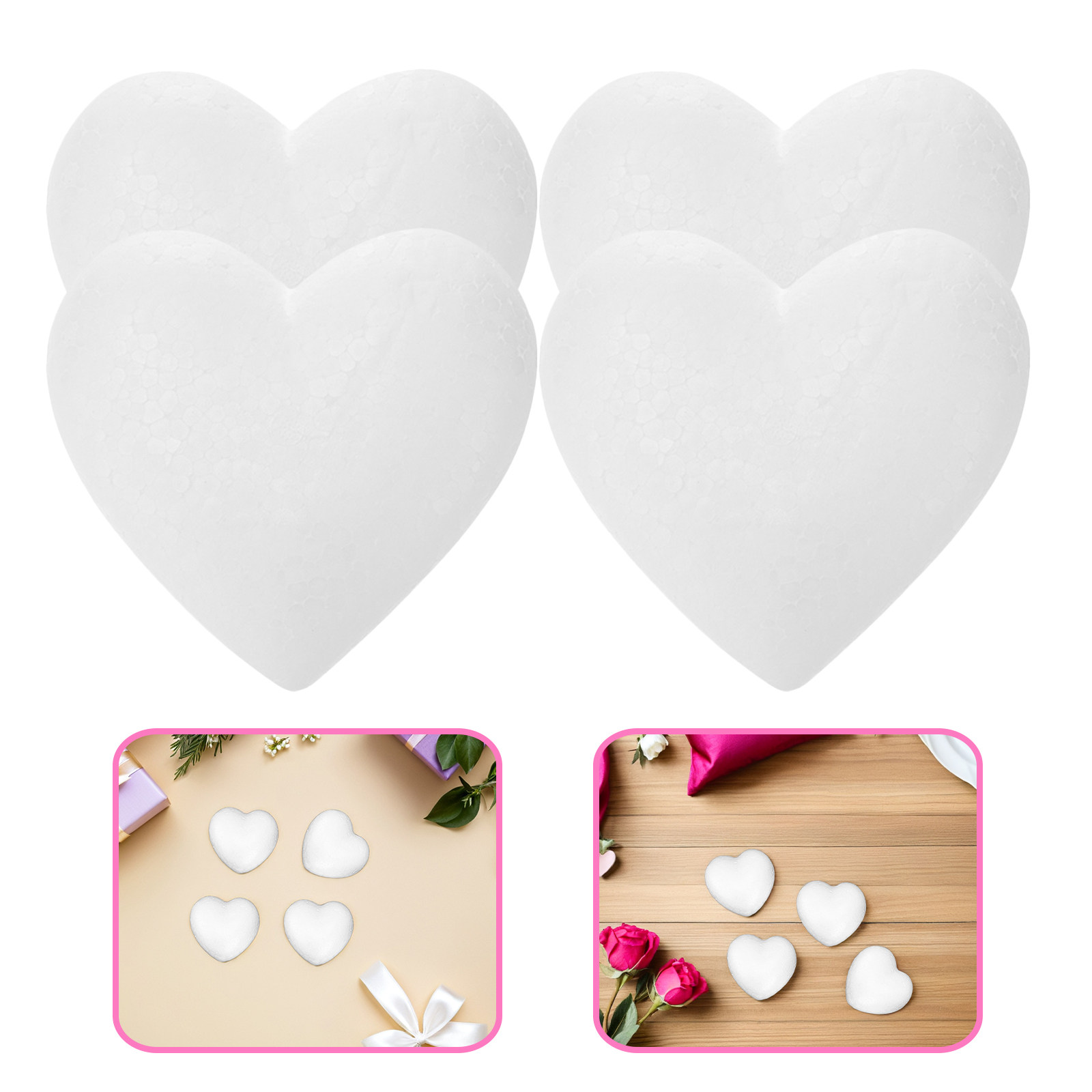 20Pcs Blank Heart Foam Balls L - Craft Embellishments recensie en prijs