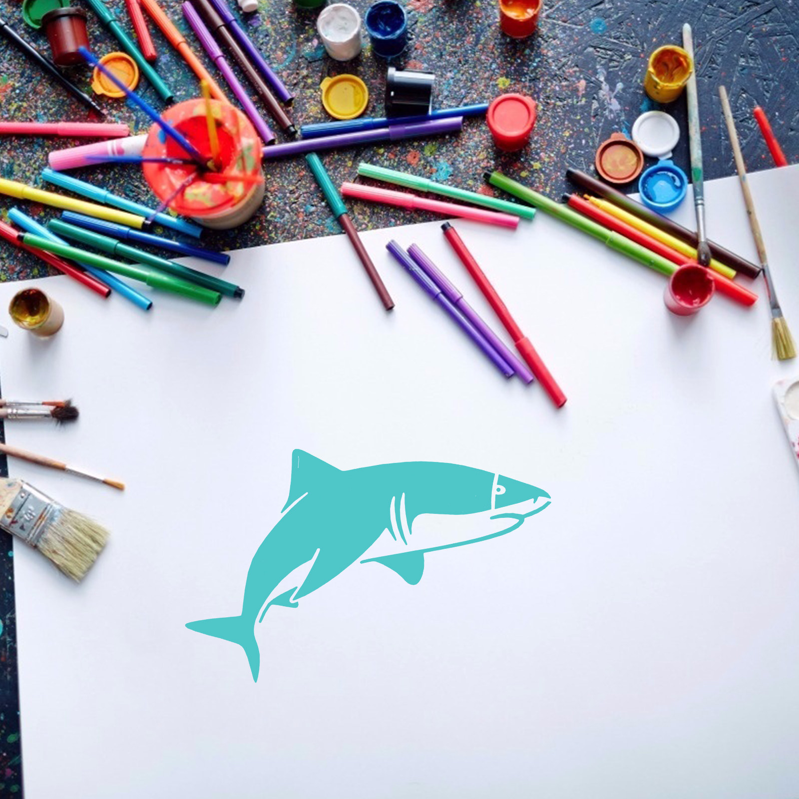 16pcs Ocean World Painting Tem - Craft Embellishment World recensie en prijs