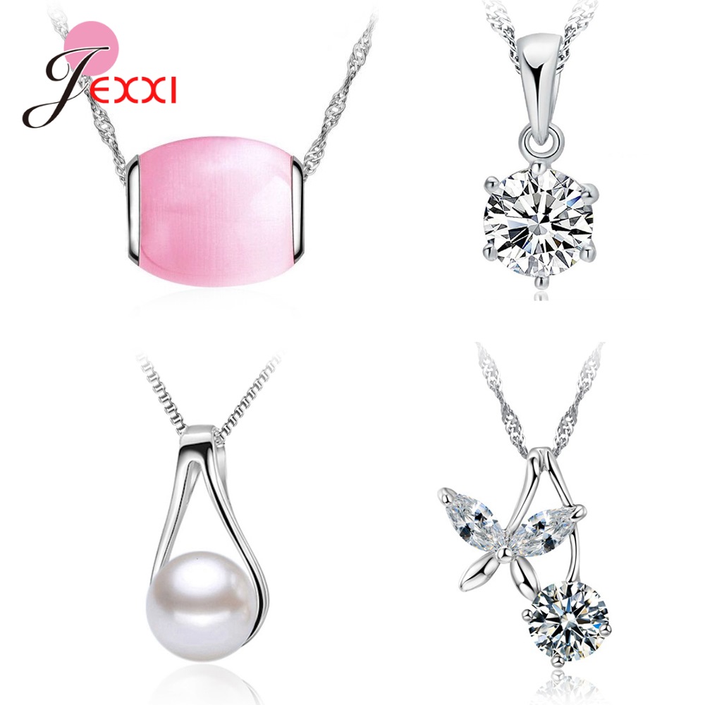 4pcs/Lot 925 Sterling Silver J - Pearl Trim Chain recensie en prijs