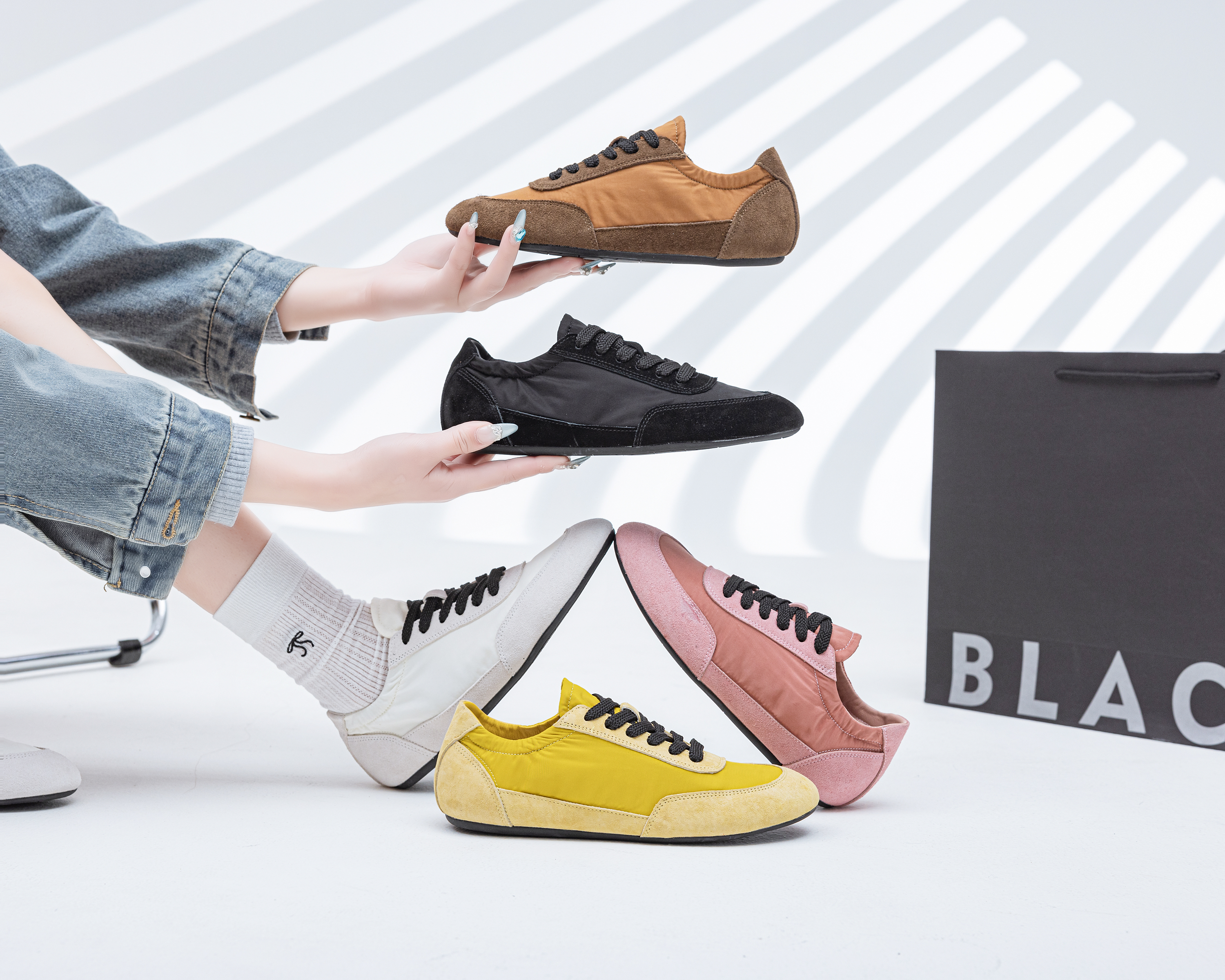 Sneakers for Women Comfortable - Guipure Lace Panel recensie en prijs