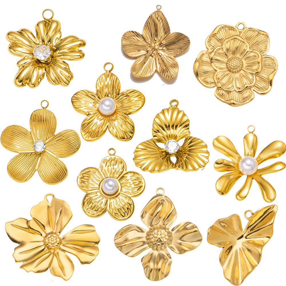 5pcs Gold Stainless Steel Flow - Embellishment Crafts recensie en prijs