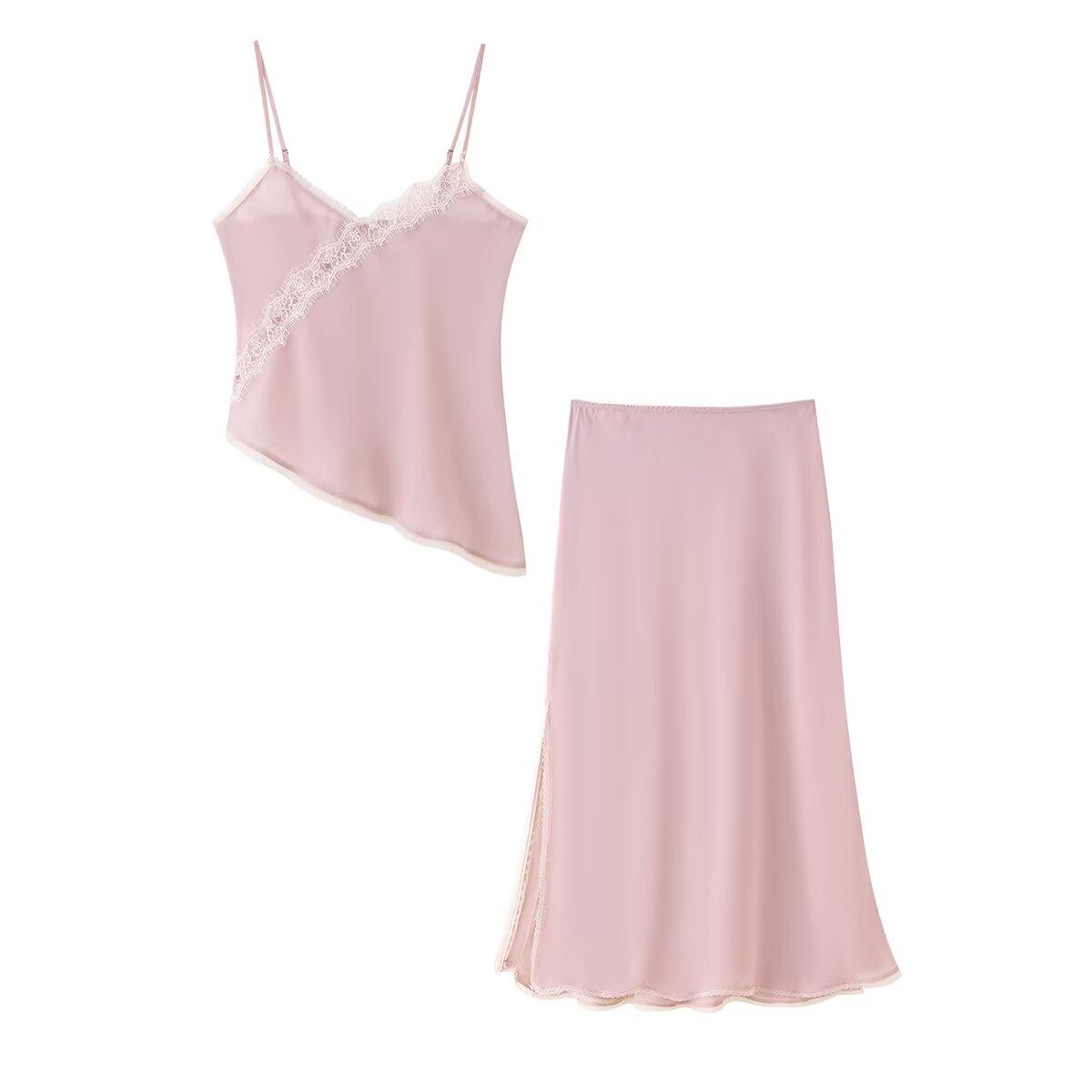 Tidalyf 2025 Women Pink Cami T - Elastic Lace Trim recensie en prijs