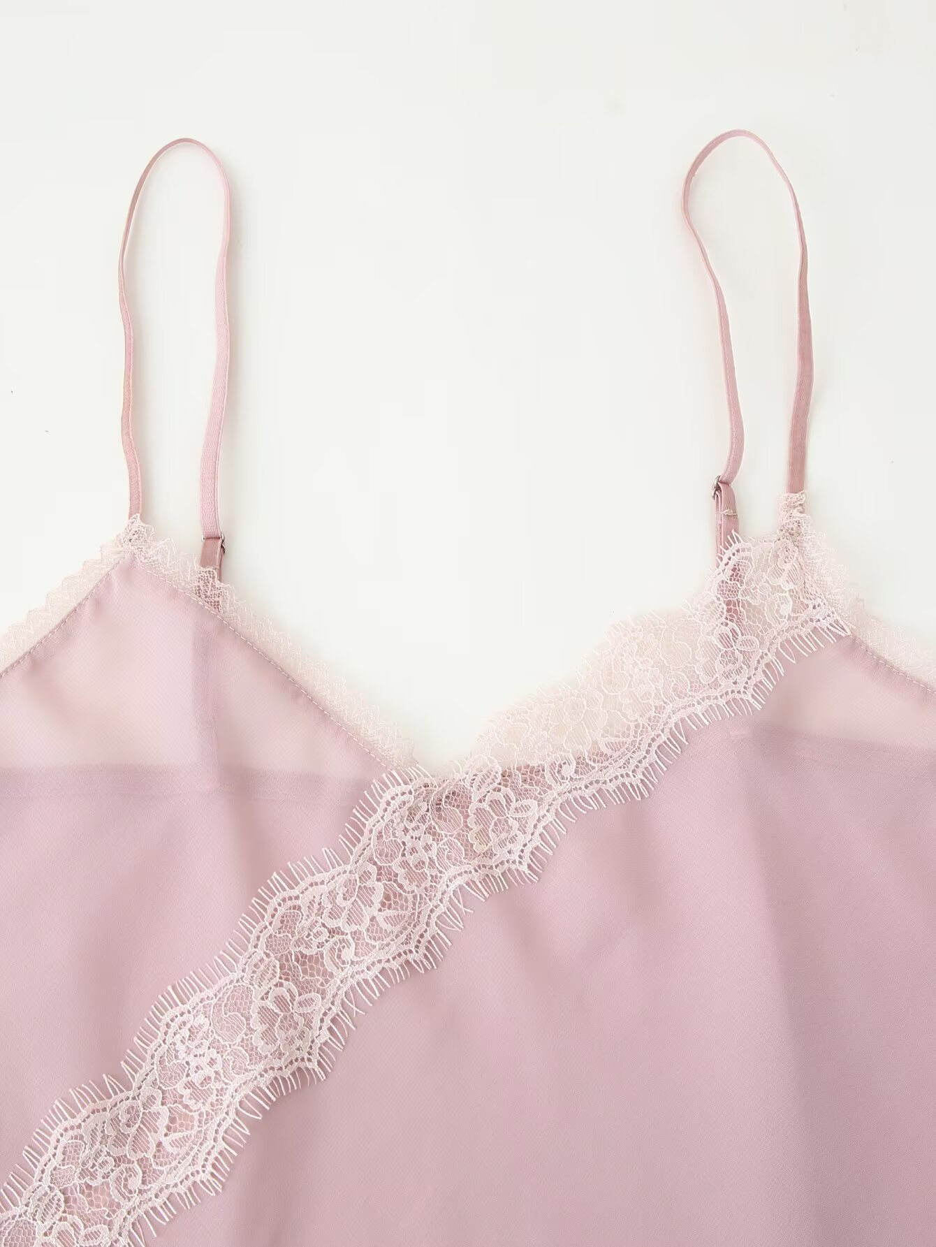Tidalyf 2025 Women Pink Cami T - Elastic Lace Trim recensie en prijs