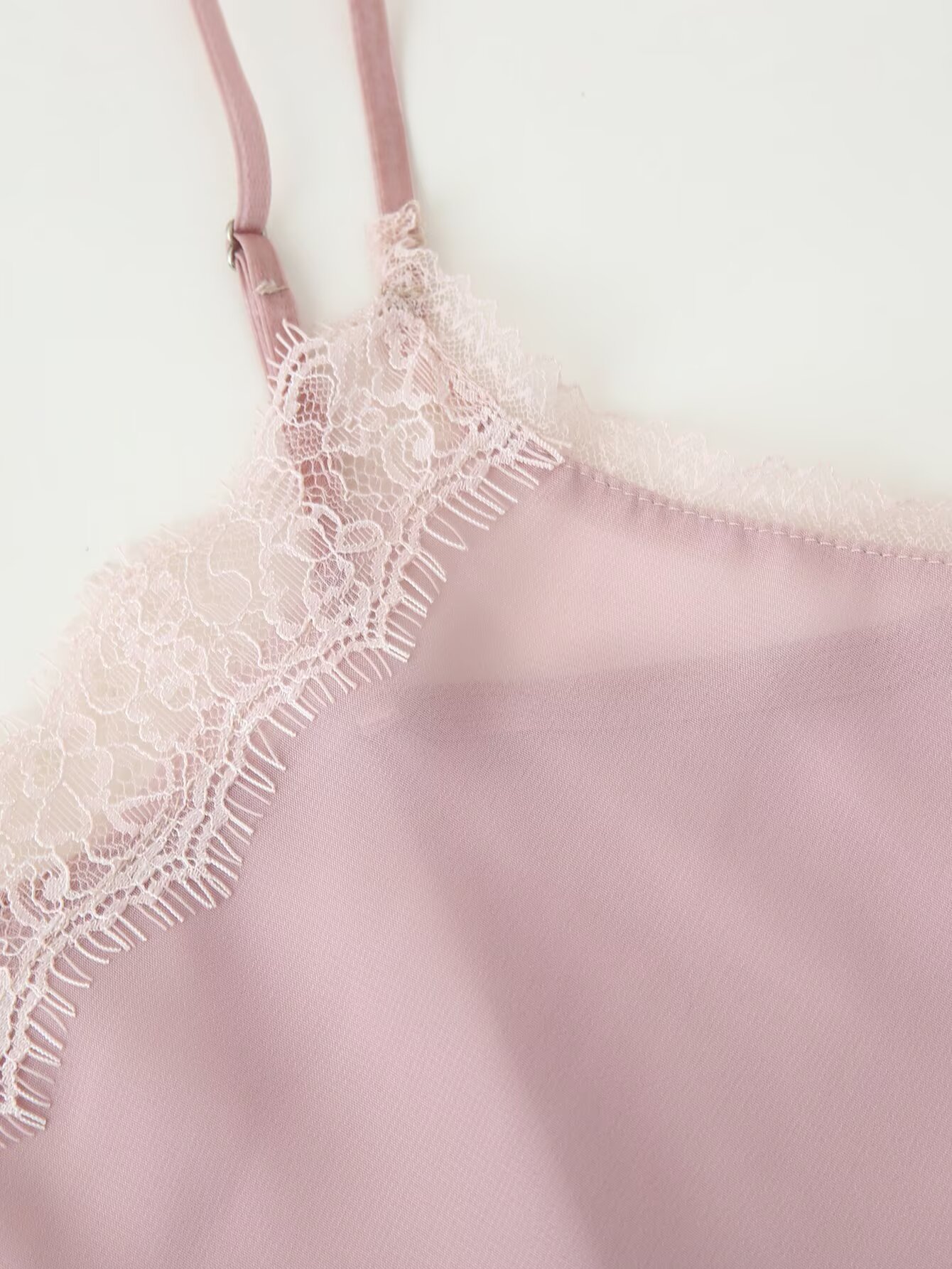 Tidalyf 2025 Women Pink Cami T - Elastic Lace Trim recensie en prijs