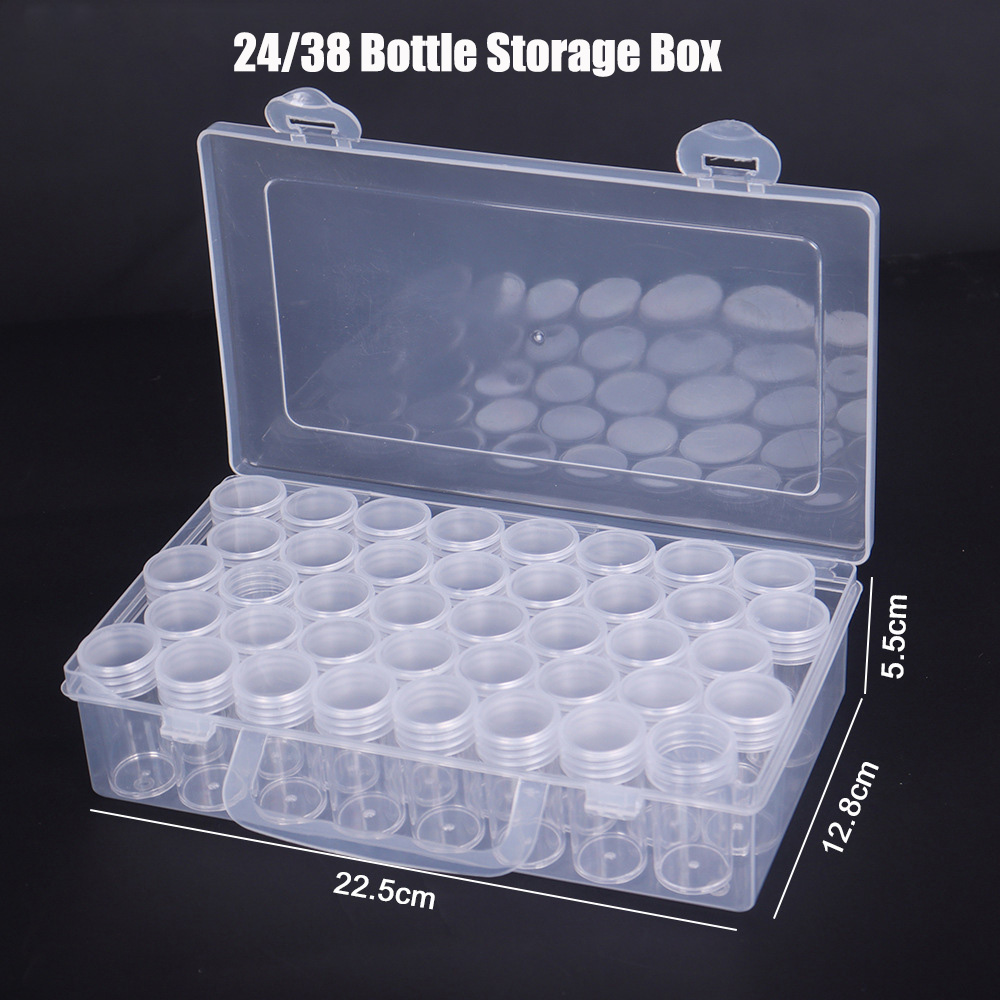 Bottles Box Storage Transparen - Craft Embellishment Storage recensie en prijs