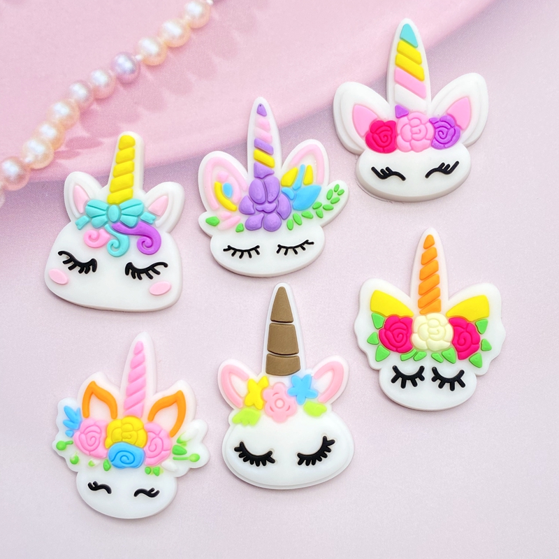 12pcs Cute Mini Unicorn head P - Embellishment Glue Craft recensie en prijs