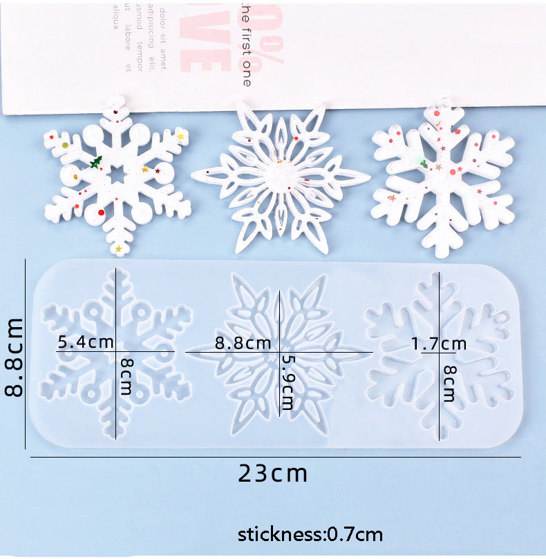 Christmas Hollow Snowflake Orn - Christmas Craft Embellishment recensie en prijs