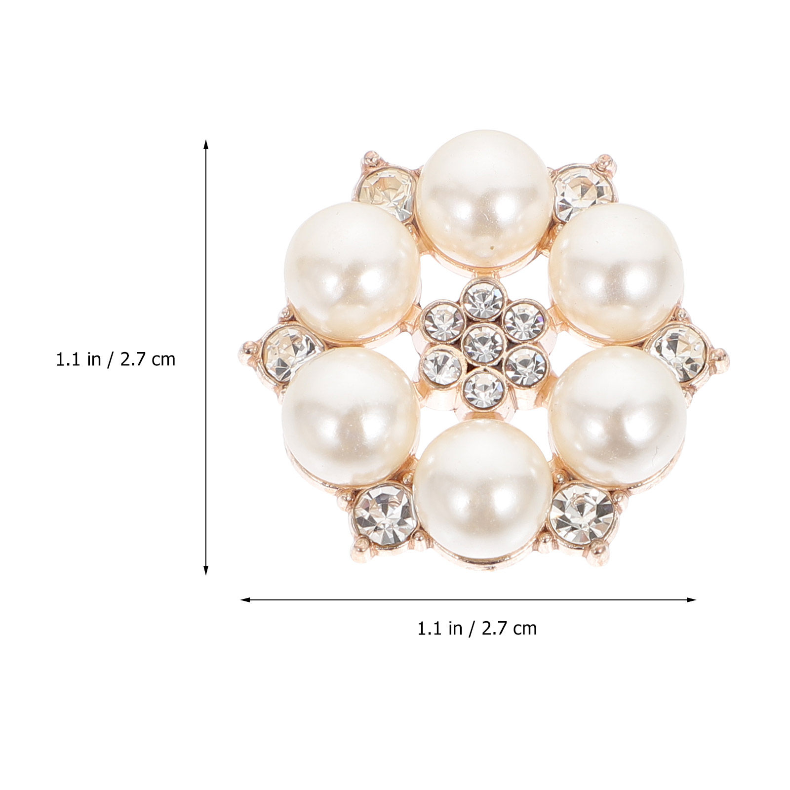 30Pcs Pearl Flower Button DIY  - Craft Embellishments recensie en prijs