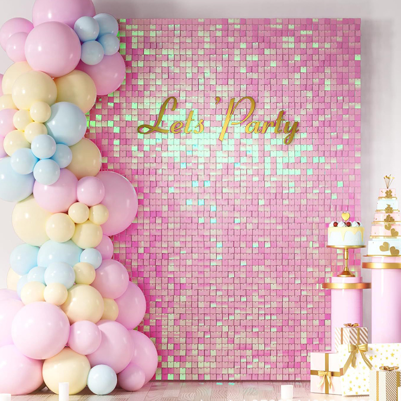 6/12/24/25/26/27Pcs Shimmer Wa - Sequin Fabric Panel recensie en prijs