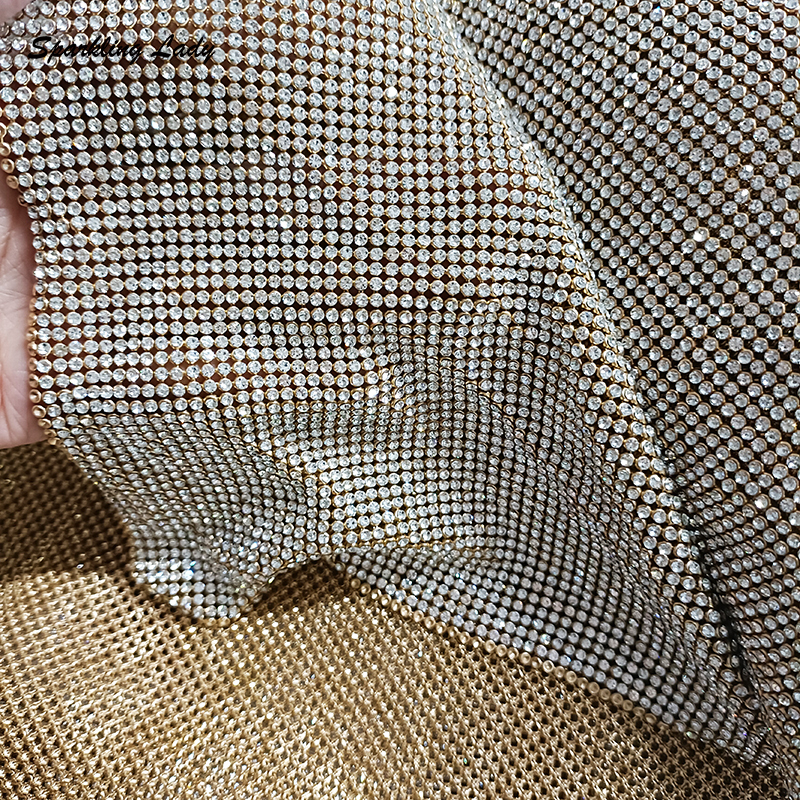 2MM Silver Crystal Mesh Fabric - Crystal Mesh Fabric recensie en prijs