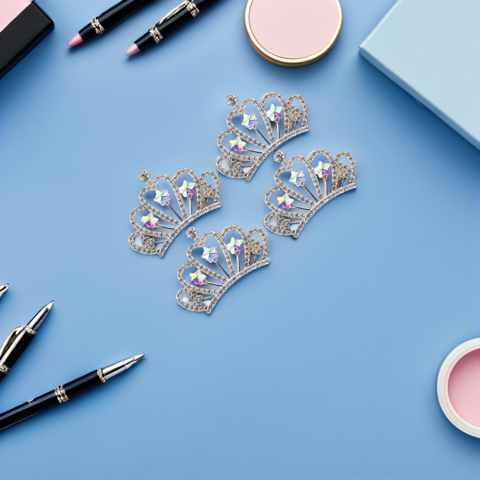 10Pcs Rhinestone Crown Embelli - Craft Embellishments recensie en prijs