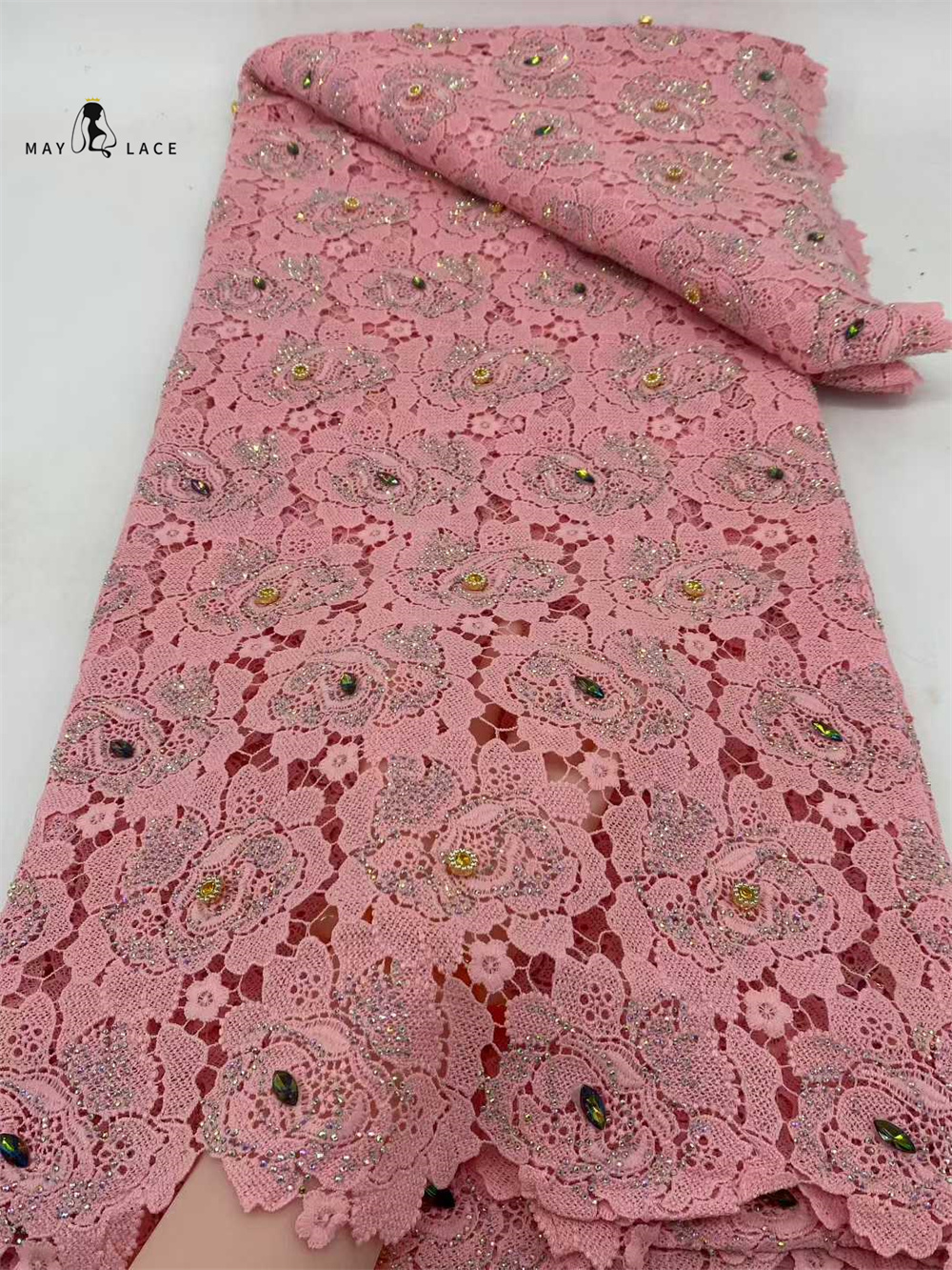 Latest Cord Guipure Lace Fabri - Crystal Mesh Fabric recensie en prijs