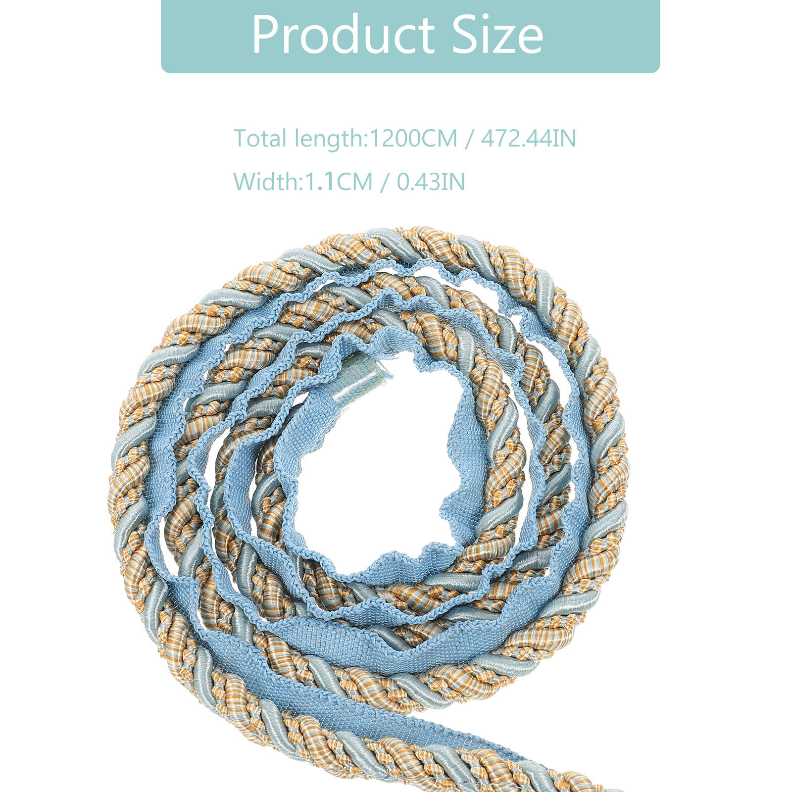 Four Braided Polyester Twisted - Cord Trim Twisted recensie en prijs